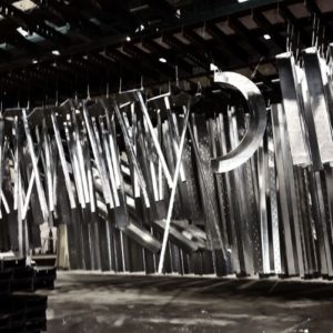 Galvanized steel lintels